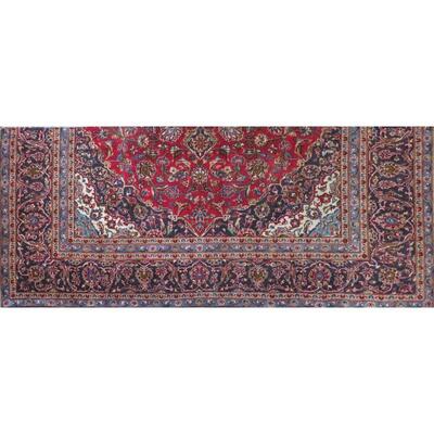 Persian mashhad Authentic Traditonal Vintage Rug 8'10"x3'8" Retail $3319