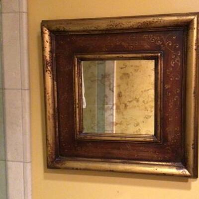 306 - 2 Ft x 2 Ft Antiqued Finished Mirror
