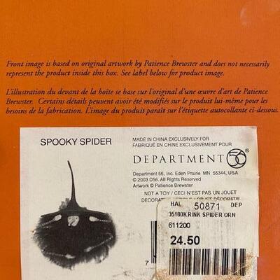 Krinkles Spooky Spider ornament