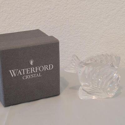 Lot 74: Waterford Crystal Fish