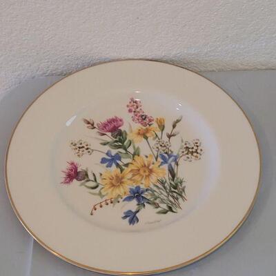 Lot 76: Mixed China Plates and 2 Small Bowls and 1 Collector's Plate
