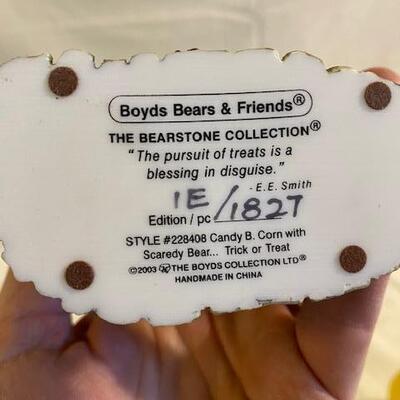 Boyd Bears Bearstone Candy B Corn with Scardy Bear