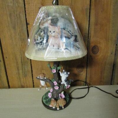 Bradford Exchange Country Kitties Table Lamp A2249 by Jurgen Scholz 18