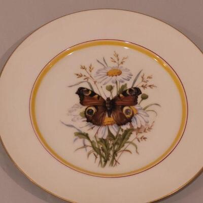 Lot 88: (4) Royal Bayreuth Butterfly China Plates