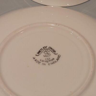 Lot 92: Tuscan Teacup & Saucer and Wetley Bouillon Cup and Saucer