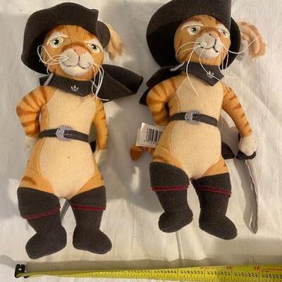 Puss in BOOTS Talking 12 Inch Shrek 2 Plush 2004 Hasbro