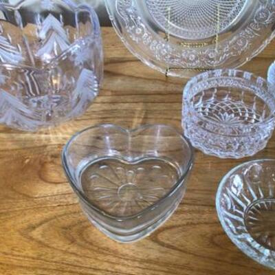 329 - 7 Pc. Clear Glass Lot