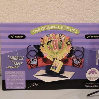Lot 98: 30th Birthday Decorations, Floral Scent Poppers and Balloon Table weight 