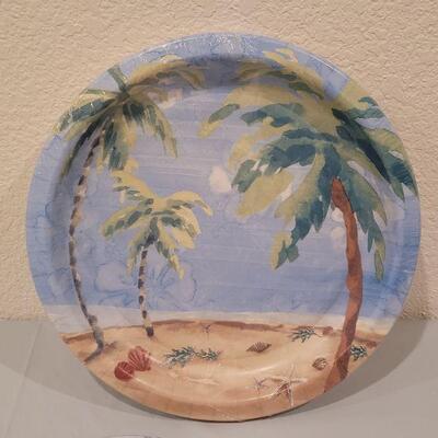 Lot 101: Beach Theme Disposable Plates and Window Gels