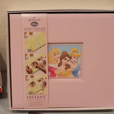 Lot 104: Disney Princess Scrapbook & Stickers, Photo Album and Keychain
