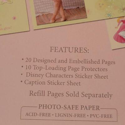 Lot 104: Disney Princess Scrapbook & Stickers, Photo Album and Keychain