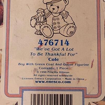 Lot 112: "Tanya" and "Cole" Teddy Bears