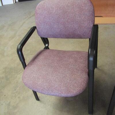 Two Upholstered Office Chairs by Hon- 22 1/2
