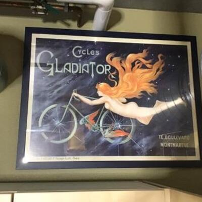 K107 - GLADIATOR CYCLES Framed Poster