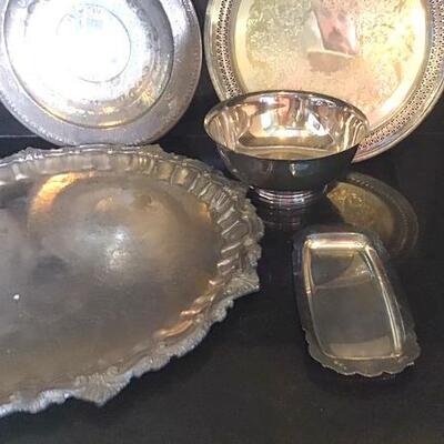K115 - Lot of Silver Plate Items - 8 Pcs Total