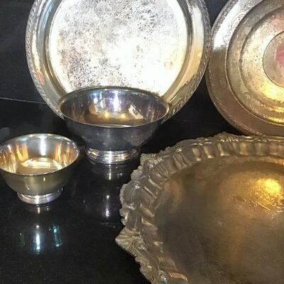 K115 - Lot of Silver Plate Items - 8 Pcs Total