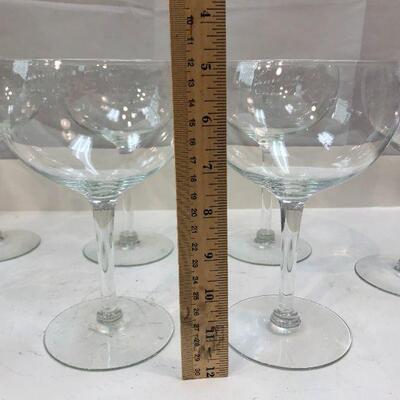 Set of 9 Wine Goblets Margarita Glasses