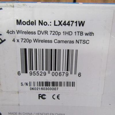 Lorex HD Wireless Video Security System- 4 Cameras- Model LX4471W
