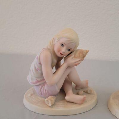 Lot 146; (3) Frances Hook Figurines/Bell