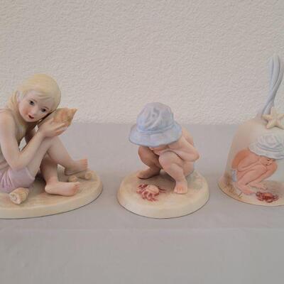 Lot 146; (3) Frances Hook Figurines/Bell