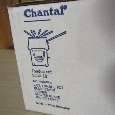 Chantal Fondue Set- 2 Quart- Made in West Germany