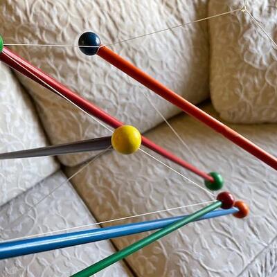 Hanging Airplane Decoration and Colorful ball mobile - see pics