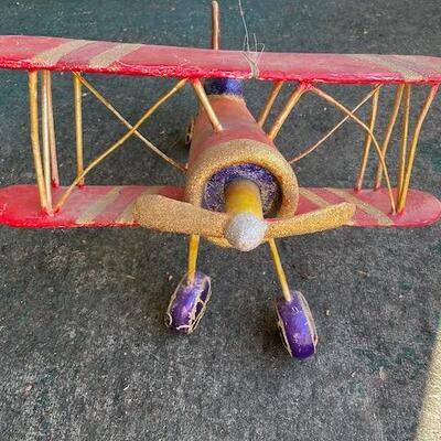 Hanging Airplane Decoration and Colorful ball mobile - see pics