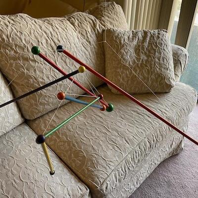 Hanging Airplane Decoration and Colorful ball mobile - see pics
