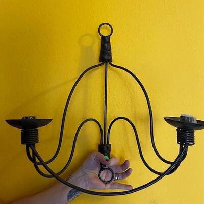 Candelabra Wall hanging and 2 sconces