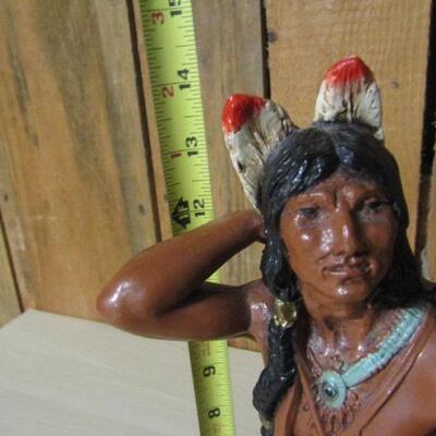 Native American Figurine by Universal Statuary Corp.- 14