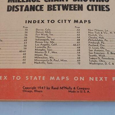 Lot 168:  1947 Firestone Road Maps of America 