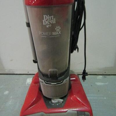Dirt Devil Power Max Vacuum- Used- Condition Unknown