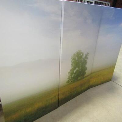 Triptych on Canvas- Each Panel Measures 24