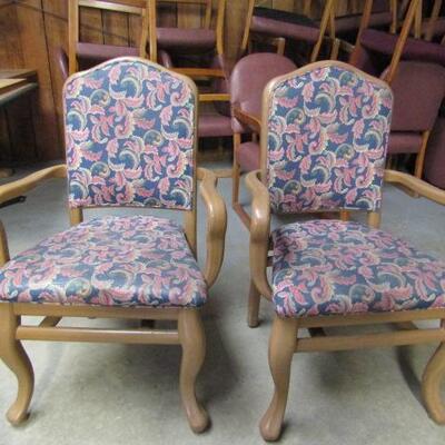 Two Upholstered Office Chairs by Joerns- 24
