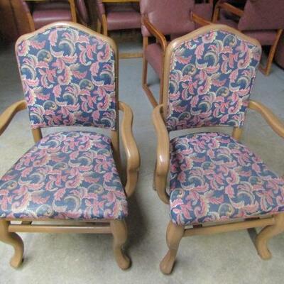 Two Upholstered Office Chairs by Joerns- 24