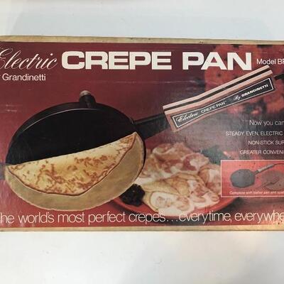 Electric Crepe Pan by Grandinetti Boxed