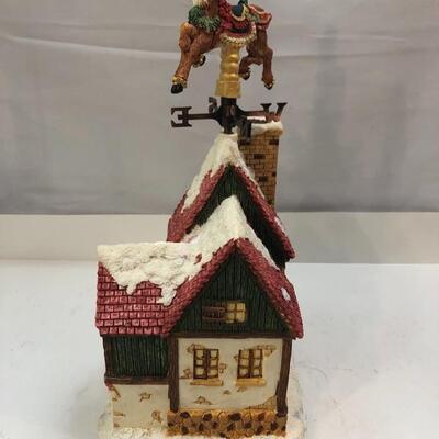 Christmas Holiday Village Music Box