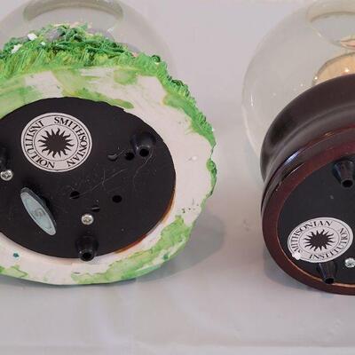 Lot 201: (3) Smithsonian Institute Water Globes