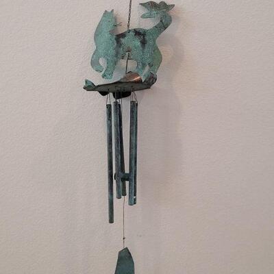 Lot 202: Oxidized Copper Wind Chime