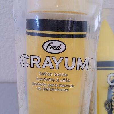 Lot 205: New Crayum Batter Bottles and Sauce Bottles 