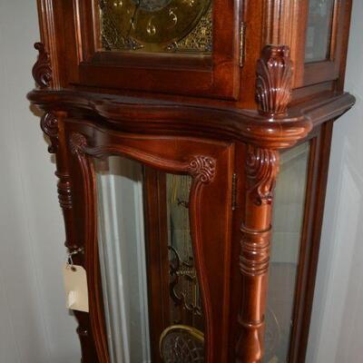 Lot  #1  Ridgeway Grandfather Clock Model 9030