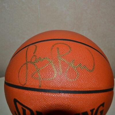Lot #8. Larry Bird Signed Spalding NBA Basketball With Upper Deck Certificate Of Authenticity 