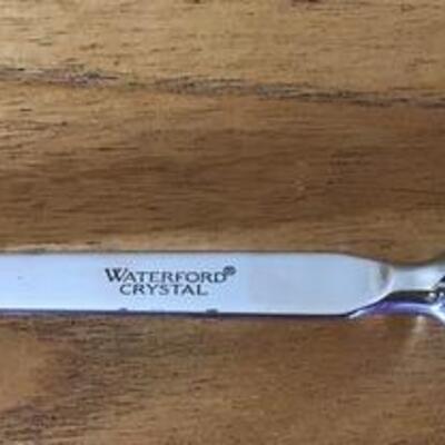 K135 - Waterford Letter Opener & Bottle Stopper, Versace Bottle Stopper, and more