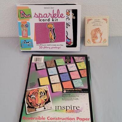Lot 226:  American Girl  Card Kit, Paper, Book of Rub-ons