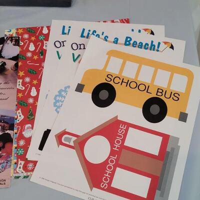 Lot 229: Scrapbook Book Kit, Paper, Idea Books, and Extra Kit