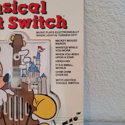 Lot 230: New Vintage Mickey Mouse Light Switch Cover