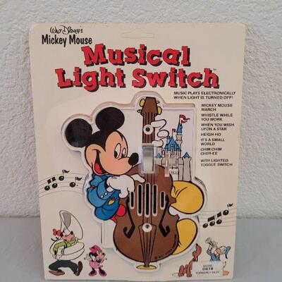 Lot 230: New Vintage Mickey Mouse Light Switch Cover