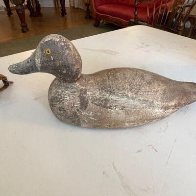 Antique wood duck decoy 