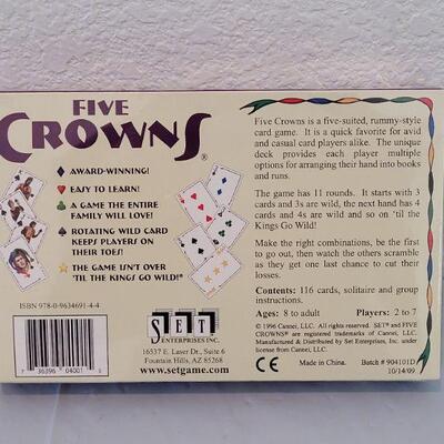 Lot 235: New Five Crowns Card Game