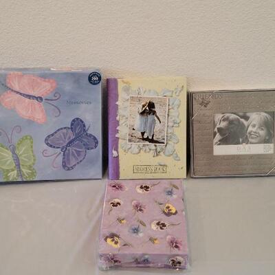 Lot 241: Photo Albums, Address Book, Notecard Set and Picture Frame